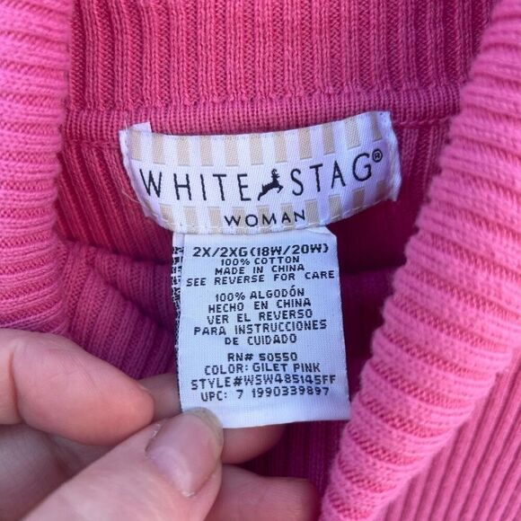 Vintage White Stag sweater turtleneck long sleeve size 2X - Picture 5 of 8
